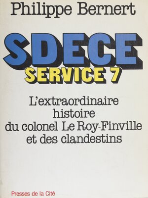 cover image of SDECE Service 7